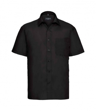 Russell Collection 935M Short Sleeve Easy Care Poplin Shirt